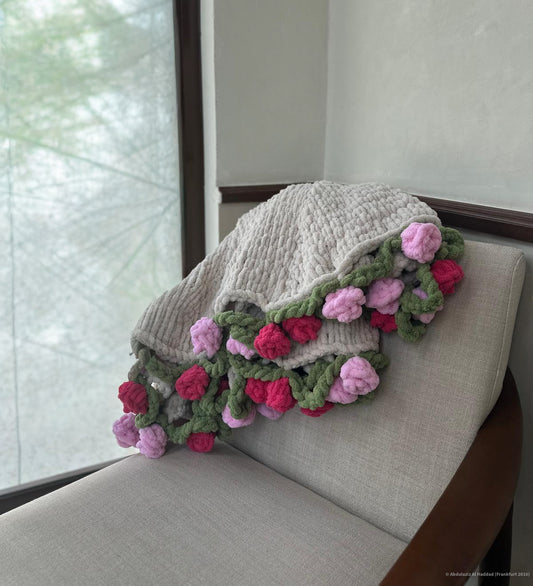 Pinky rose shawl