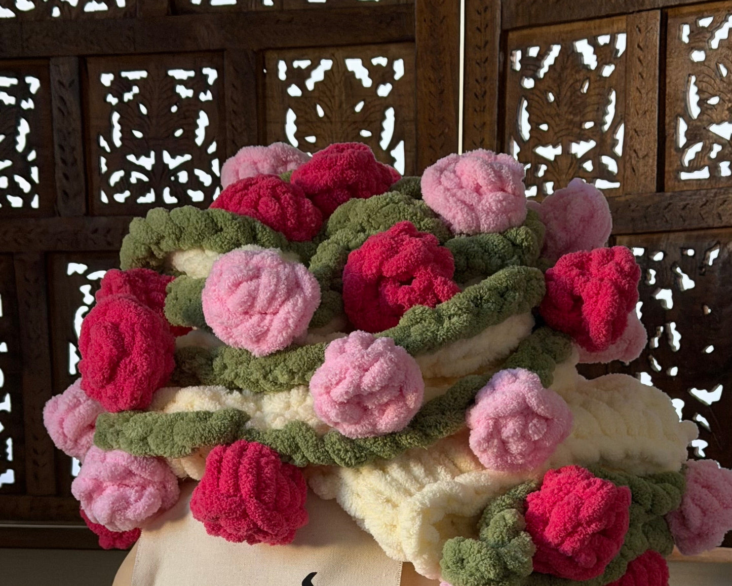 Mix of pink shawl