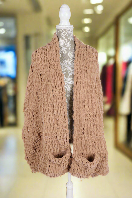 Linen style shawl