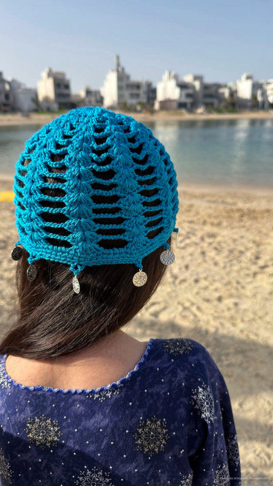 Blue hat