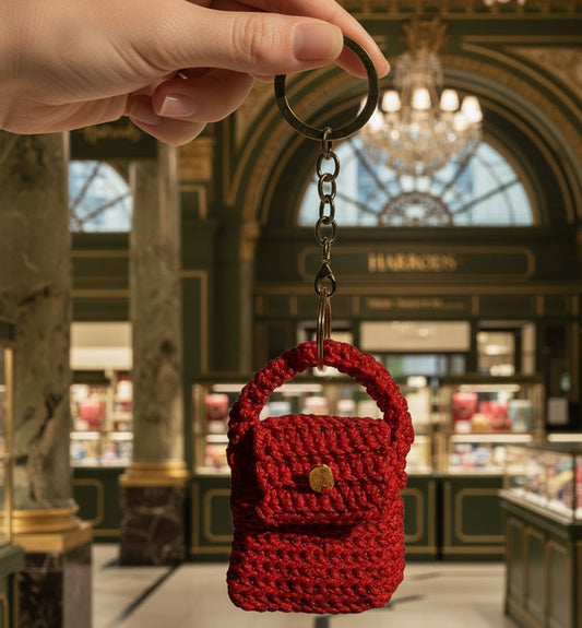 miniature red bag