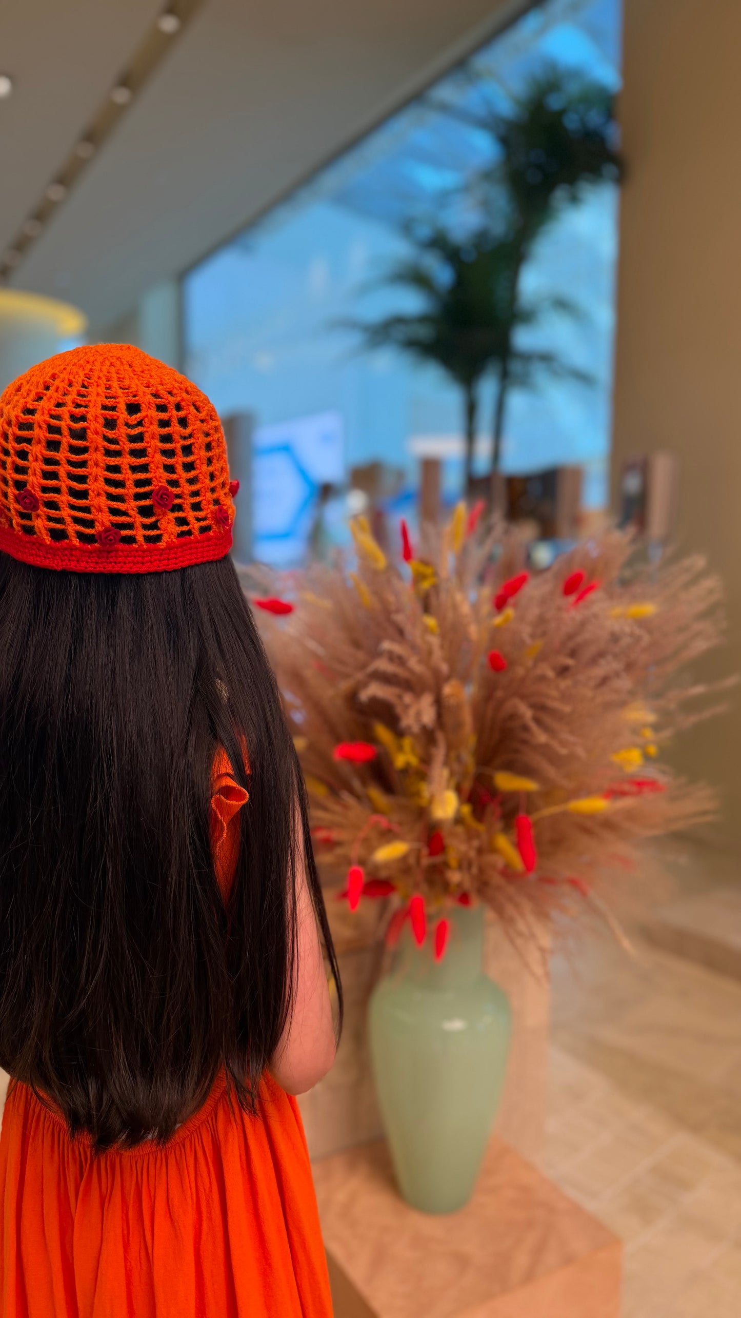 Orange hat